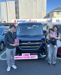 スペーシアカスタムご納車させていただきました